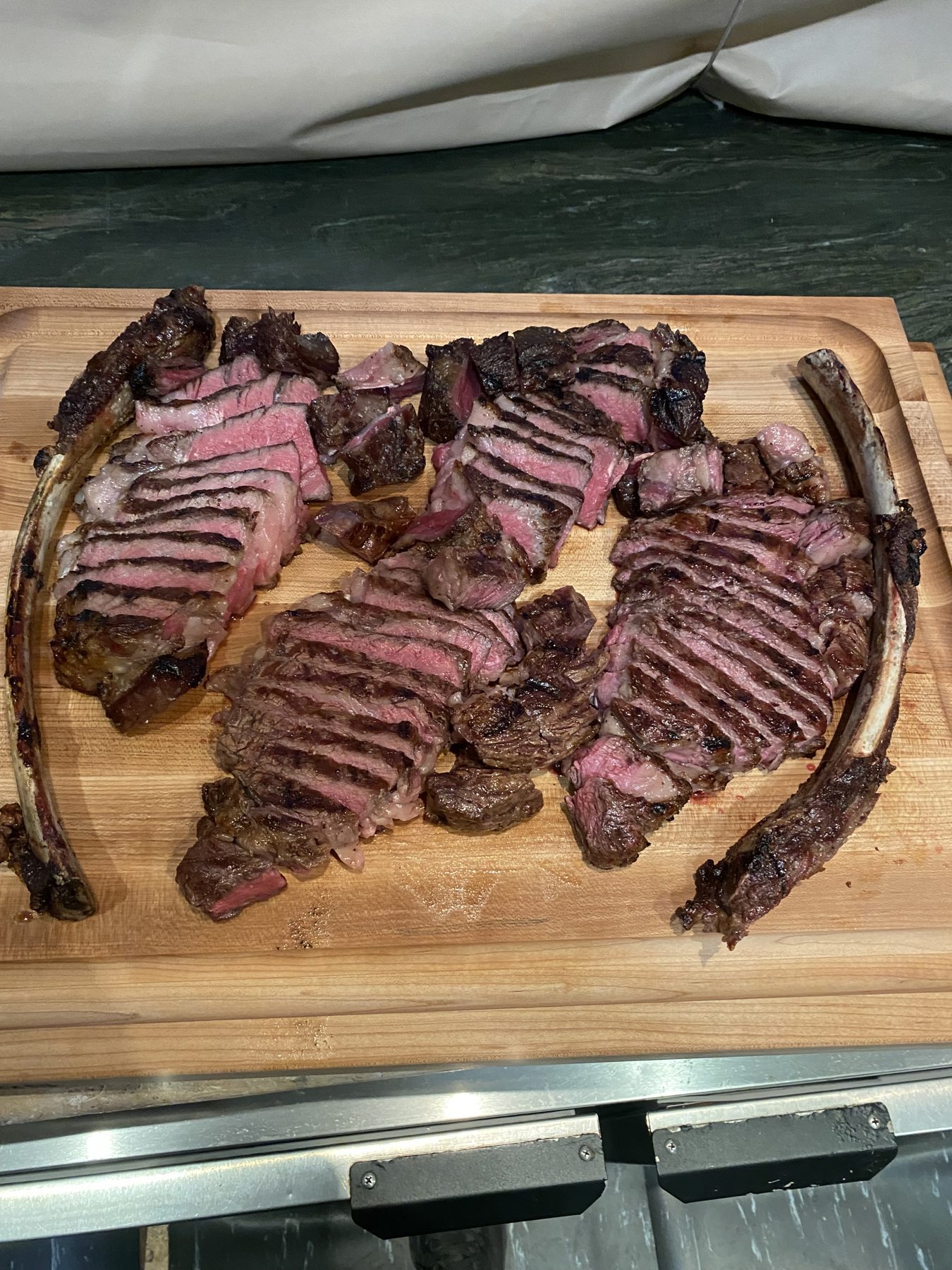 Steak Carving photographed for Chef Zeno